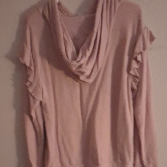 Kate Spade Blush Ruffle Hoodie - Picture 8 of 9
